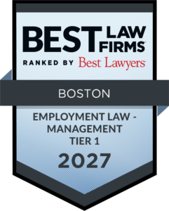 2027 Tier 1 Best Law Firms in Boston awarded to Rodman Employment Law